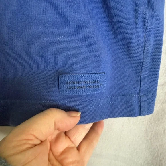 Life Is Good Men's Barbecue Tee Blue 100% Cotton - Picture 3 of 6